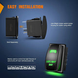 Nilight 5Pin Laser On/Off LED Light Bar Rocker Switch Green, view 2