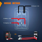 Nilight 5Pin Laser On/Off LED Light Bar Rocker Switch Red, view 4
