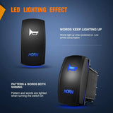 Nilight 5Pin Laser On/Off Momentary Horn Rocker Switch Blue, view 5