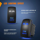 Nilight 5Pin Laser On/Off Rear Lights Rocker Switch Blue, view 2