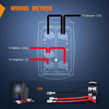 Nilight 5Pin Laser On/Off Spot Lights Rocker Switch Blue, view 6