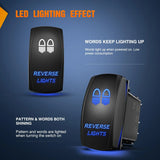 Nilight 5Pin Laser On/Off SPST Reverse Lights Rocker Switch Blue, view 3