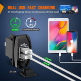 Nilight 5V 4.2A Rocker Switch Style Dual USB Charger, view 4