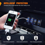 Nilight 5V 4.2A Rocker Switch Style Dual USB Charger, view 6