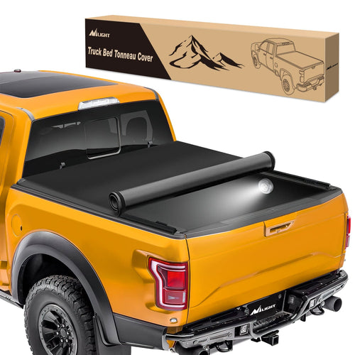 Nilight 6.5ft Truck Bed Cover for Ford F150 2015 2016 2017 2018 2019 2020 2021 2022 2023 2024