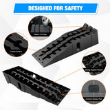 Nilight 6.7Inch Lift Heavy Duty Truck Ramps 12000lb Capacity Portable Service Ramps (Pair), view 3