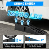 Nilight 6.7Inch Lift Heavy Duty Truck Ramps 12000lb Capacity Portable Service Ramps (Pair), view 4
