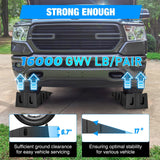 Nilight 6.7Inch Lift Heavy Duty Truck Ramps 16000lb Capacity Portable Service Ramps (Pair), view 2