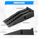 Nilight 6.7Inch Lift Heavy Duty Truck Ramps 16000lb Capacity Portable Service Ramps (Pair), view 3