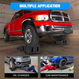 Nilight 6.7Inch Lift Heavy Duty Truck Ramps 16000lb Capacity Portable Service Ramps (Pair), view 6