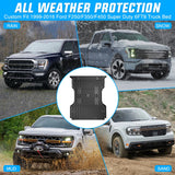 Nilight 6.8ft Rubber Short Trunk Bed For 1999-2016 Ford F250/F350/F450 Super Duty, TPE Heavy-Duty Pick-up Bed Liner for 1999-2016 Ford F Accessories, Anti-Slip Texture, All Weather Protection, view 4