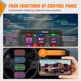 Nilight 6 Gang Switch Panel Circuit Control Relay System APP RGB Backlight Fuse Wiring Harness Toggle Momentary Strobe Flash Modes Automatic Dimmable 12V 24V for Car Truck Camper SUV, view 2