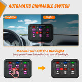 Nilight 6 Gang Switch Panel Circuit Control Relay System APP RGB Backlight Fuse Wiring Harness Toggle Momentary Strobe Flash Modes Automatic Dimmable 12V 24V ON Off Pod for Car Truck Camper SUV, view 5