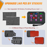 Nilight 6 Gang Switch Panel Circuit Control Relay System APP RGB Backlight Fuse Wiring Harness Toggle Momentary Strobe Flash Modes Automatic Dimmable 12V 24V ON Off Pod for Car Truck Camper SUV, view 6