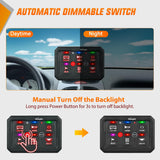 Nilight 6 Gang Switch Panel Red Circuit Control Relay System with Fuse Wiring Harness Toggle Momentary Strobe Flash Modes Automatic Dimmable ON Off Pod 12V 24V for Car Truck Camper SUV, view 4