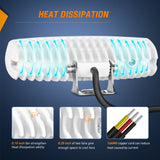 Nilight 6 Inch 54W Flood White Case Blue Led Work Lights (Pair), view 5