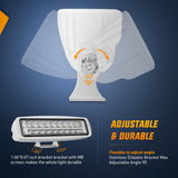 Nilight 6 Inch 54W Flood White Case Blue Led Work Lights (Pair), view 6