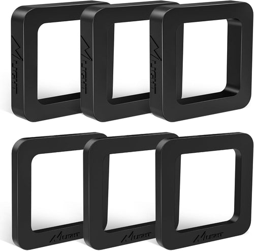 Nilight 6 Pack-Multiple Size Combination 2.5Inch Hitch Receiver Silencer Pad Reduce Rattle and Noise Between Receivers and Tow Hitches Fits for 2.5Inch Trailer Hitch Receiver