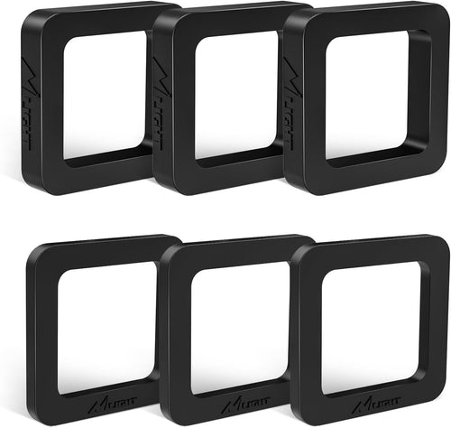 Nilight 6 Pack-Multiple Size Combination 2Inch Hitch Receiver Silencer Pad Reduce Rattle and Noise Between Receivers and Tow Hitches Fits for 2Inch Trailer Hitch Receiver