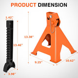 Nilight 6 Ton Jack Stands, Double Locking Heavy Duty Steel 12,000 lbs Capacity, Adjustable 15.35 Inch-23.22 Inch Height for SUV Sedan Pickup Light Truck, 2 Pack, view 6