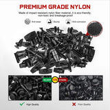 Nilight 60 Pcs Fender Flare Rocker Moulding Clip Assortment 68039280-AA, 55156429-AA, 6503598, 6501559 Replacement for Jeep Wrangler Chrysler Ford GMC with 1 Fastener Remover, view 5