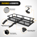 Nilight 60 x 20 x 7.87 Inch Hitch Cargo Carrier Set, view 6