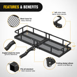 Nilight 60 x 20 x 7.87 Inch Hitch Cargo Carrier, view 5
