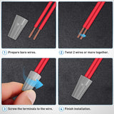 Nilight 600PCS Gray Wire Connectors Kit 22-20 AWG Electric Wire Caps Insulating Insert Twist Electrical Wire Terminal with Spring for Connect Electrical Wiring Automotive Car Truck Boats Marine, view 3