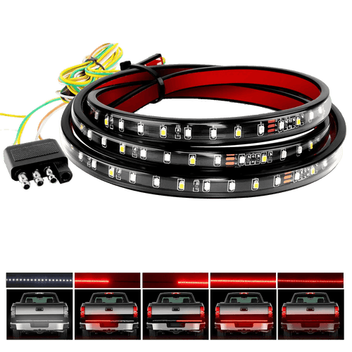 Nilight 60 Inch 108Leds Red White LED Tailgate Light Strip