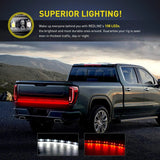 Nilight 60 Inch 108Leds Red White LED Tailgate Light Strip, view 6