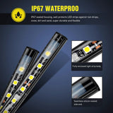 Nilight 60 Inch 180Leds LED Bed Light Strip 2PCS, view 3