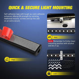 Nilight 60 Inch 180Leds RGB RF Remote Control LED Bed Light Strip 2PCS, view 4