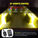 Nilight 60 Inch 180Leds RGB RF Remote Control LED Bed Light Strip 2PCS, view 5