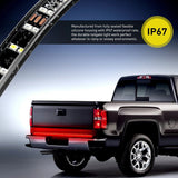 Nilight 60 Inch 264Leds Red White Double Row LED Tailgate Light Strip, view 5