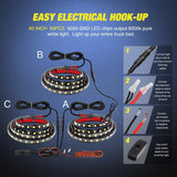 Nilight 60 Inch 270Leds LED Bed Light Strip 3PCS, view 6
