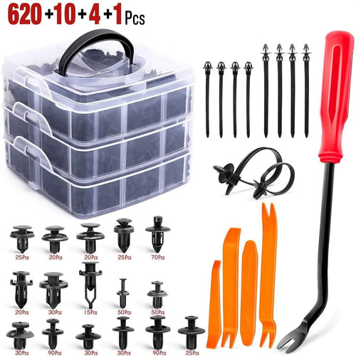 Nilight 635 Pcs Bumper Retainer Clips Car Push Retainer Kit