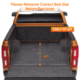 Nilight 6ft Soft Roll Up Truck Bed Cover for Ford Ranger 2019 2020 2021 2022 2023 2024, view 5
