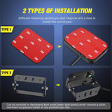 Nilight 6Gang Multifunction Green Rocker Switch Panel System, view 5