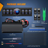 Nilight 6Gang Rocker Switch Box Control System for Jeep Wrangler JK JKU 2007-2018, view 4