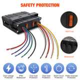 Nilight 6Gang SPST Rocker Switch Box 60Amp Max, view 6