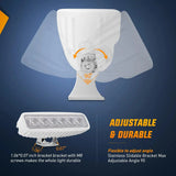 Nilight 6 Inch 18W 1800LM Flood White Case Led Work Lights (Pair), view 5