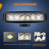 Nilight 6.3 Inch 18W Flood Led Work Lights (Pair), view 3