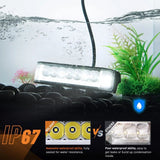 Nilight 6.5 Inch 20W 2089LM Side Shooter DRL Spot Flood LED Light Bars (Pair) | 16AWG DT Wire, view 5