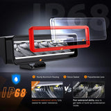 Nilight 6.5 Inch 30W 3250LM Spot LED Light Bars (Pair) | 16AWG DT Wire, view 6