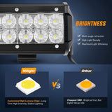 Nilight 6.5 Inch 36W 3600LM Double Row Flood LED Light Bars (2 Pairs), view 4
