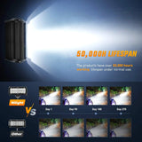 Nilight 6.5 Inch 36W Double Row Flood LED Light Bar Kit | 10FT Wire 3Pin Switch, view 4