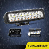Nilight 6 Inch 54W 4800LM Amber White Flood Led Work Lights (Pair), view 5