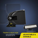 Nilight 6 Inch 54W 4800LM Amber White Flood Led Work Lights (Pair), view 6