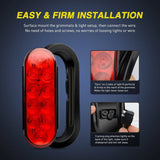 Nilight 6 Inch Oval Red LED Trailer Tail Lights (2 Pairs), view 4