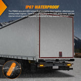 Nilight 6Inch Oval Tail Light 2PCS 35LED Arrow Amber Running Turn Signals Lights Surface Mount Waterproof for 12V Caravan Truck RV Camper Trailer Bus, view 6